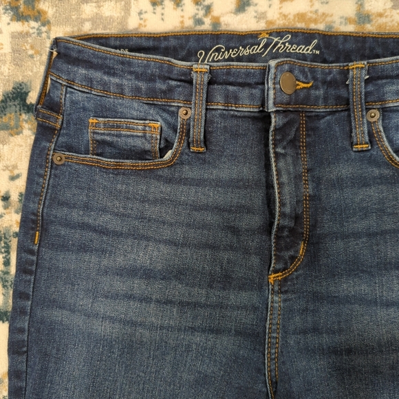 Universal Threads Blue Skinny Jeans - Women's Size 8 Classic Basic Denim Casual - Picture 4 of 14